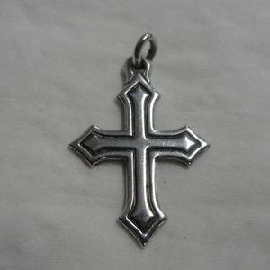 925 Sterling Silver James Avery Cross Pendant
